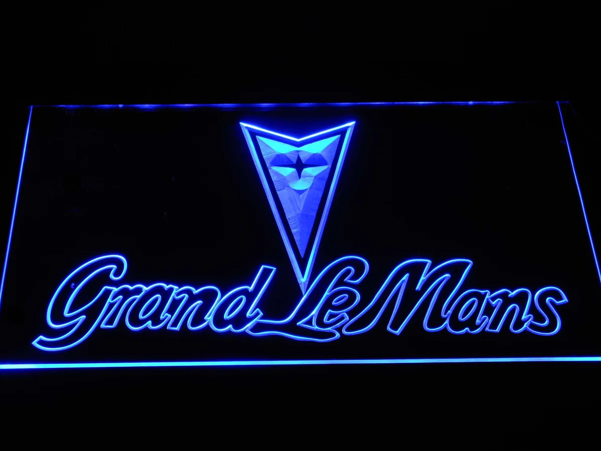 Pontiac Grand Le Mans Wordmark LED Neon Sign
