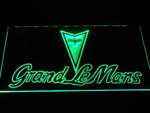 Pontiac Grand Le Mans Wordmark LED Neon Sign