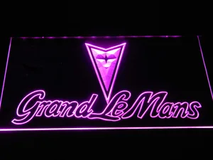 Pontiac Grand Le Mans Wordmark LED Neon Sign