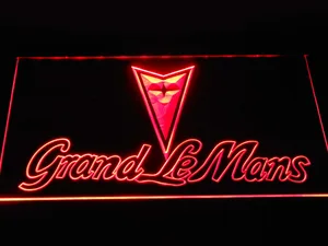 Pontiac Grand Le Mans Wordmark LED Neon Sign