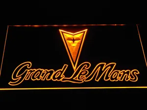 Pontiac Grand Le Mans Wordmark LED Neon Sign