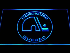 Quebec Nordiques LED Neon Sign - Legacy Edition