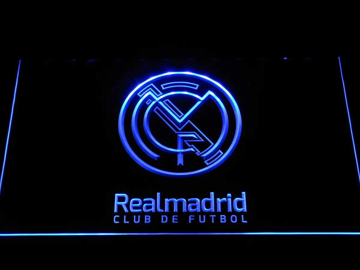 Real Madrid CF Crest LED Neon Sign - Legacy Edition