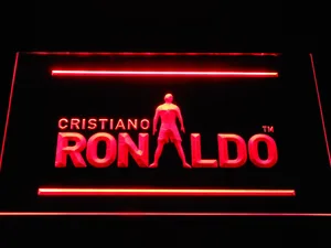 Real Madrid CF Cristiano Ronaldo Silhouette LED Neon Sign