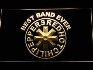 Red Hot Chili Peppers Best Band Ever LED Neon Sign