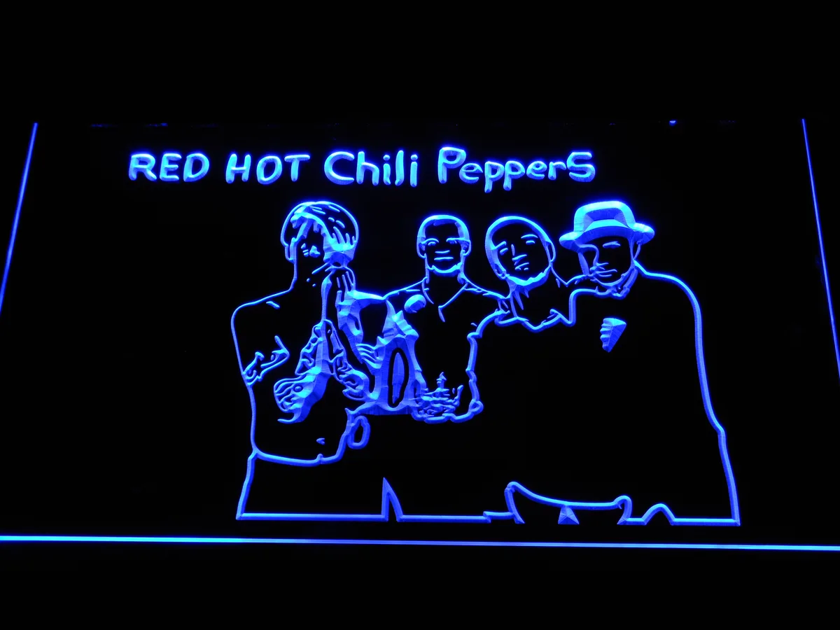 Red Hot Chili Peppers Silhouette LED Neon Sign