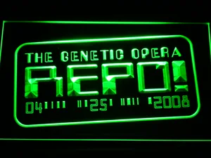 Repo The Genetic Opera LED Neon Sign