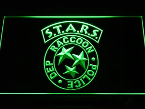 Resident Evil STARS LED Neon Sign