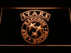 Resident Evil STARS LED Neon Sign