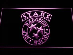Resident Evil STARS LED Neon Sign