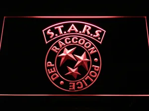 Resident Evil STARS LED Neon Sign