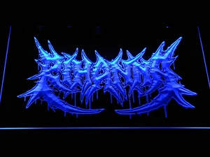 Rihanna Death Metal VMA Logo LED Neon Sign