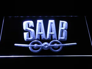 Saab Aeroplane Logo LED Neon Sign