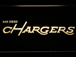 San Diego Chargers 1974-1987 LED Neon Sign - Legacy Edition