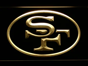 San Francisco 49ers 1968-1995 Logo LED Neon Sign - Legacy Edition