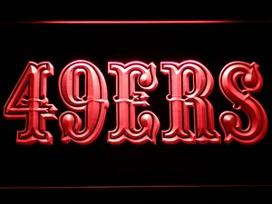 San Francisco 49ers 1972-2004 Logo LED Neon Sign - Legacy Edition
