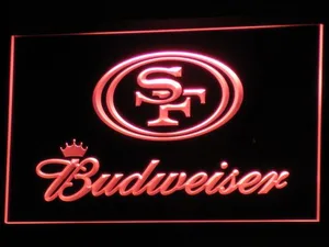 San Francisco 49ers Budweiser LED Neon Sign
