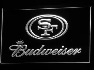 San Francisco 49ers Budweiser LED Neon Sign