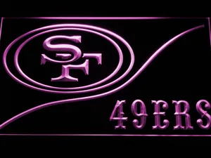 San Francisco 49ers Split LED Neon Sign