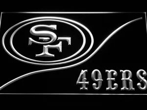 San Francisco 49ers Split LED Neon Sign