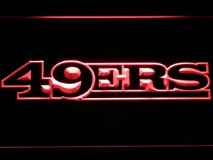 San Francisco 49ers Text LED Neon Sign