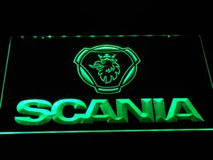 Scania Wordmark LED Neon Sign