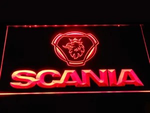 Scania Wordmark LED Neon Sign