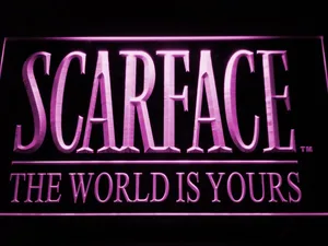Scarface The World is Yours LED Neon Sign