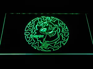 Scooby Doo Circle Pattern LED Neon Sign
