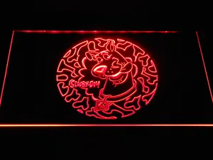 Scooby Doo Circle Pattern LED Neon Sign