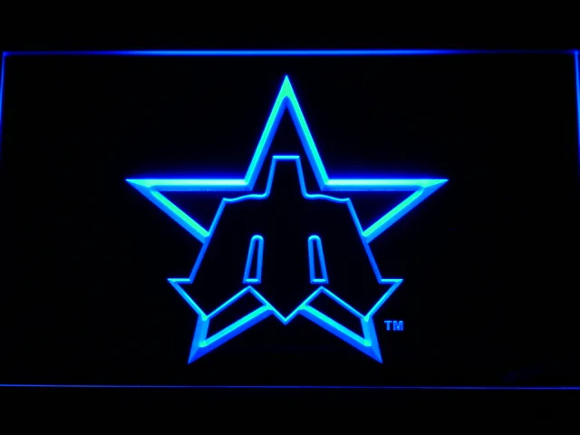 Seattle Mariners 1981-1986 LED Neon Sign - Legacy Edition