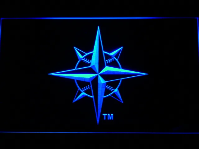 Seattle Mariners 3 LED Neon Sign
