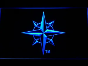 Seattle Mariners 3 LED Neon Sign