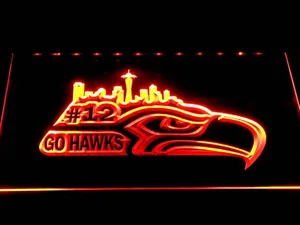 Seattle Seahawks #12 LED Neon Sign
