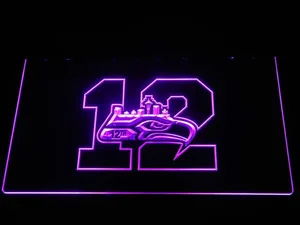 Seattle Seahawks 12th Man LED Neon Sign