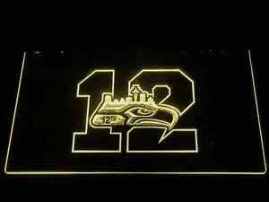 Seattle Seahawks 12th Man LED Neon Sign