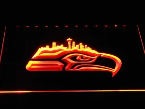 Seattle Seahawks Cityscape LED Neon Sign