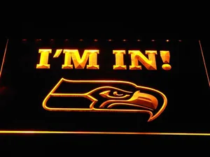 Seattle Seahawks I'm In LED Neon Sign