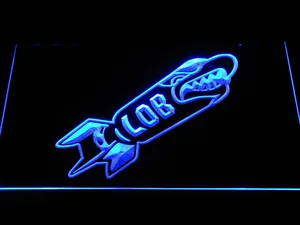 Seattle Seahawks Legion of Boom Rocket LED Neon Sign