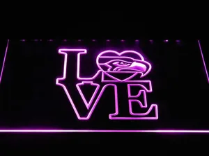 Seattle Seahawks LOVE LED Neon Sign