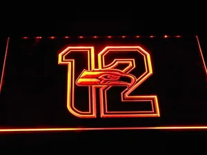 Seattle Seahawks New 12th Man LED Neon Sign