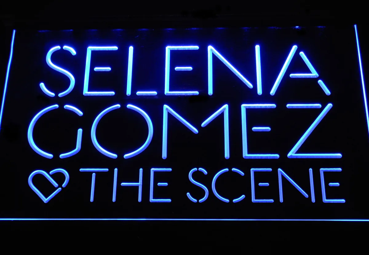 Selena Gomez & The Scene LED Neon Sign