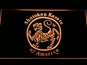 Shotokan Karate Tiger LED Neon Sign