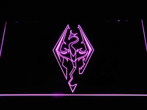 Skyrim Dragon Logo LED Neon Sign