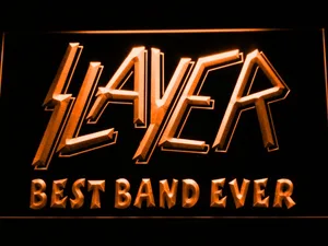 Slayer Best Band Ever LED Neon Sign