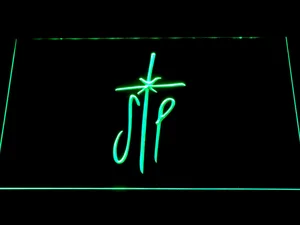 Smashing Pumpkins Cross LED Neon Sign