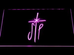 Smashing Pumpkins Cross LED Neon Sign
