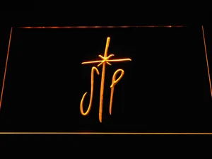 Smashing Pumpkins Cross LED Neon Sign