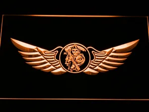Sons of Anarchy Wings LED Neon Sign