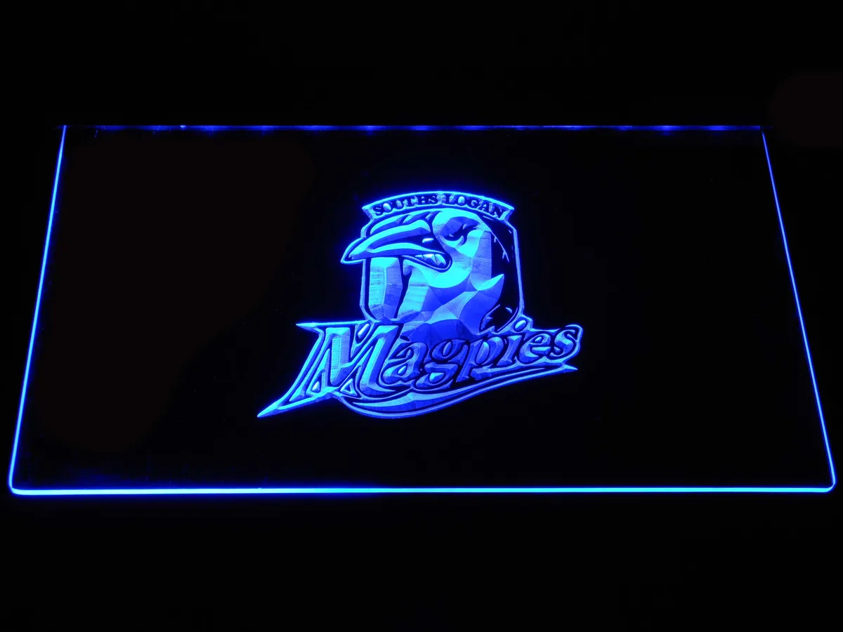 Souths Logan Magpies LED Neon Sign